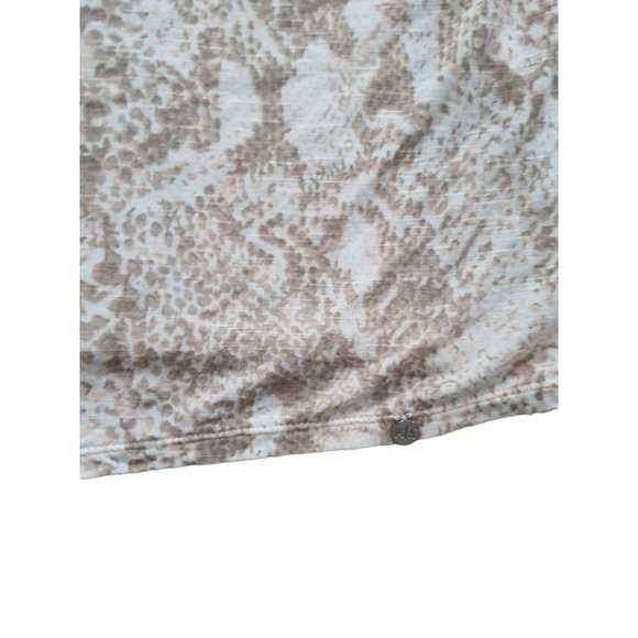 AX Armani Exchange Beige Snake Print Top - Picture 4 of 5
